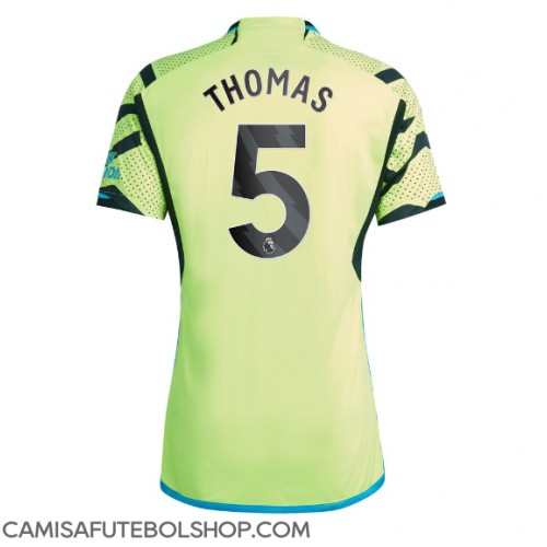 Camisa de time de futebol Arsenal Thomas Partey #5 Replicas 2º Equipamento 2023-24 Manga Curta